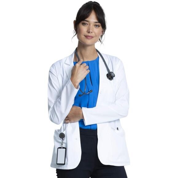 CK451 Women's Lab Coat, 28", Inquiry - Picture 1 of 8